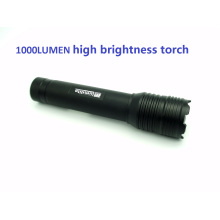 1000 Lumen PRO-Focus CREE Xm-L2 linterna linterna de zoom telescópica